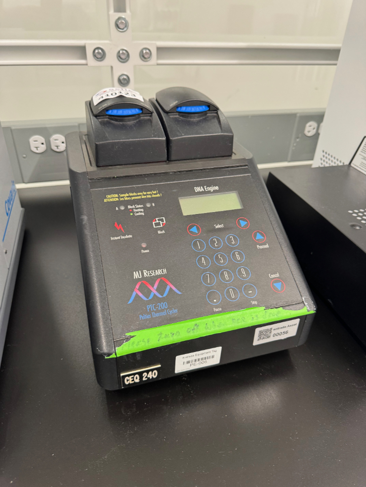 Image of MJ Research PTC-200 Peltier Thermal Cycler